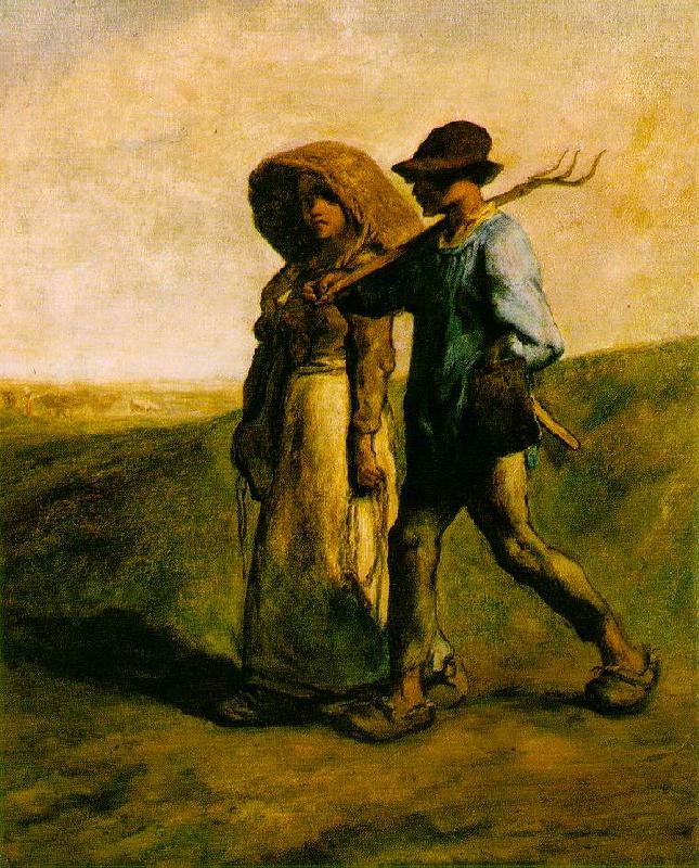 The Walk to Work, Jean-Franc Millet